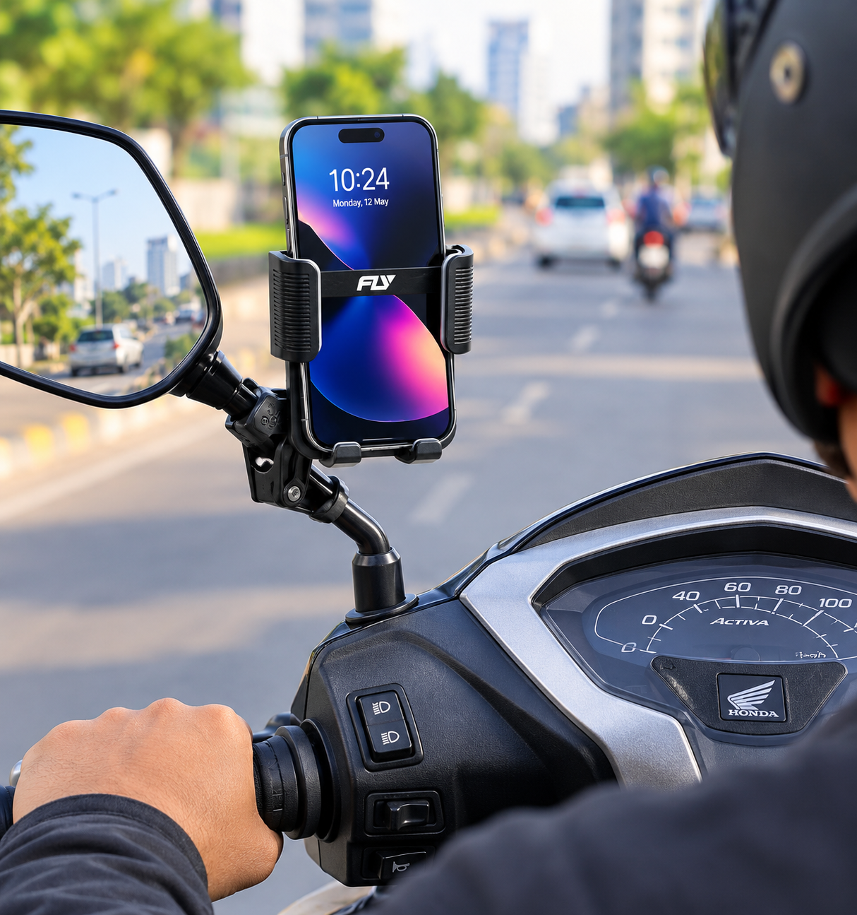 FLY Grip Pro X1 Bike Mobile Holder (Black)
