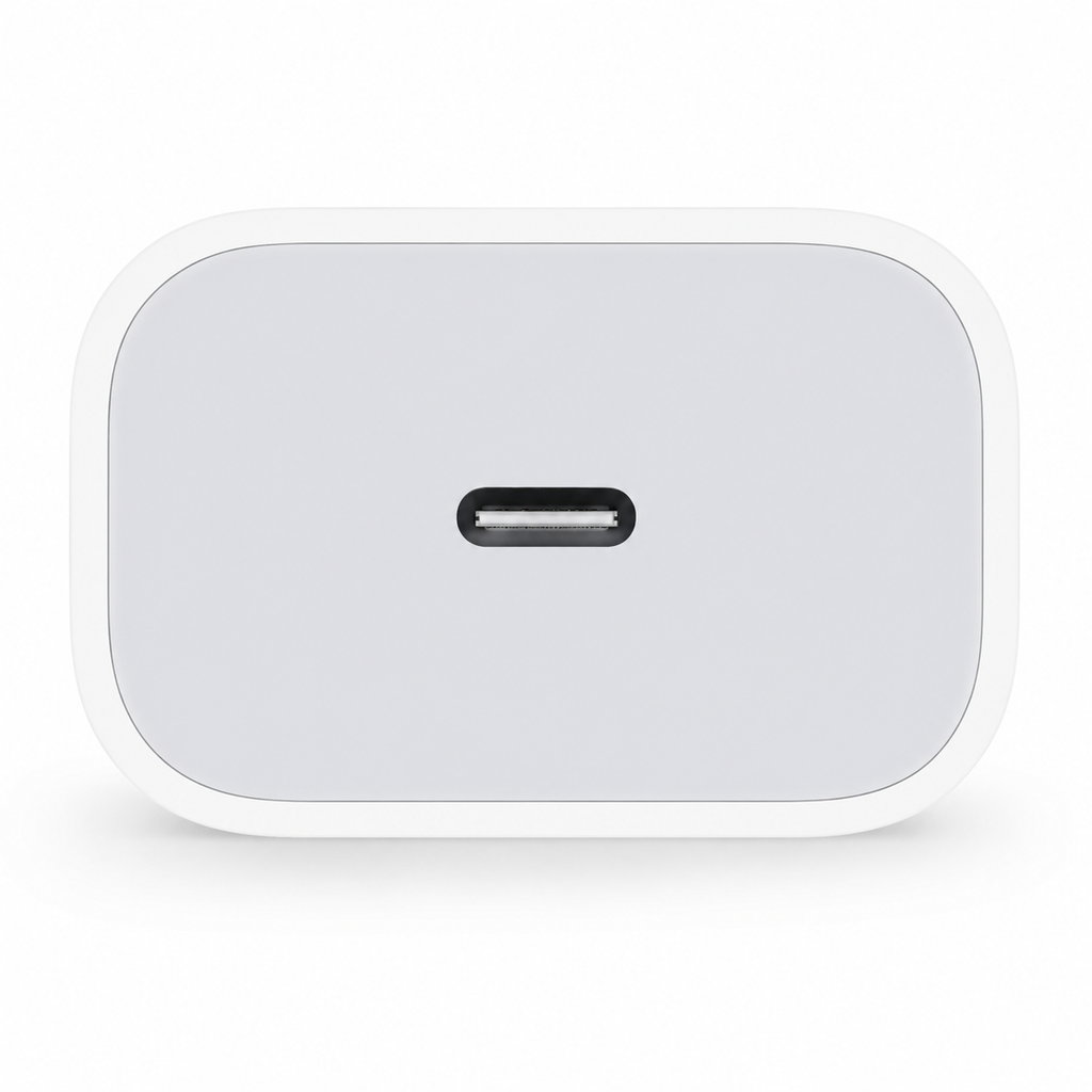 Ui 20 W PD 3 A Wall Charger for Mobile with Detachable Cable (White)