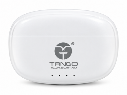 Tango  Airdopes DS-128, 150H Battery,Fast Charge,Bluetooth Headset (White, True Wireless)