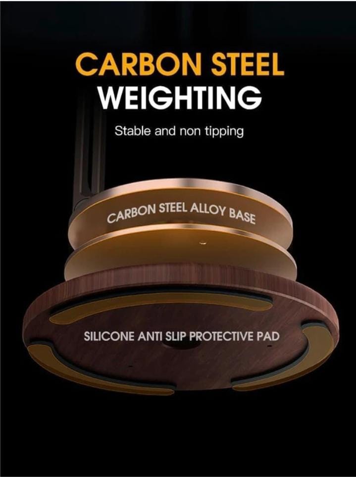TANGO Desk Sathi Phone Holder 360° Rotational Circular Magnetization Sheet Mobile Holder