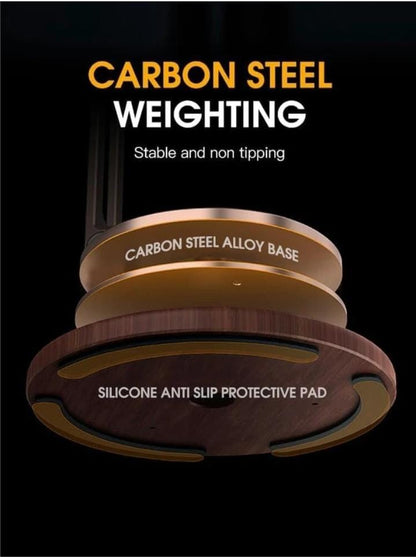 TANGO Desk Sathi Phone Holder 360° Rotational Circular Magnetization Sheet Mobile Holder