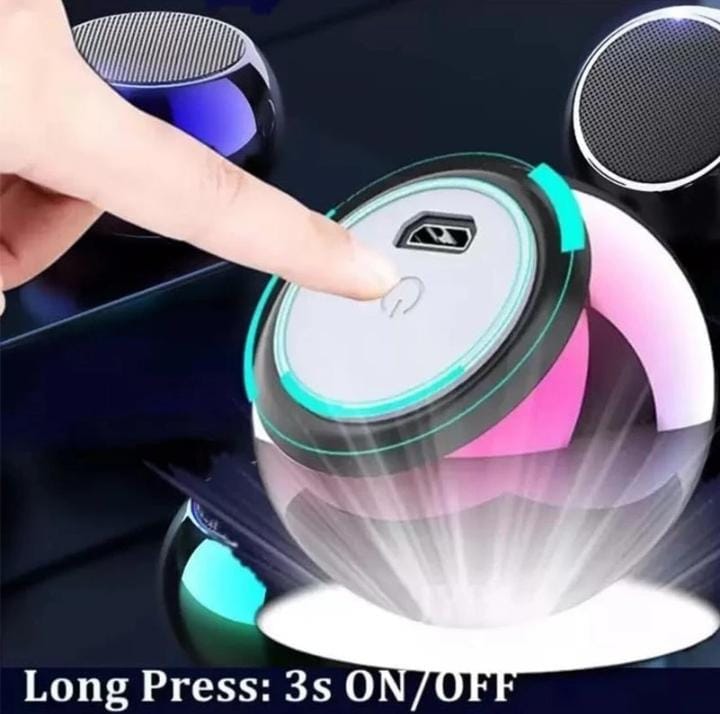 MINI-MULTI-SPEAKER-KV-99-BLUETOOTH-METAL-BODY 10 W Bluetooth Laptop/Desktop Speaker (Multicolor, 2.0 Channel)